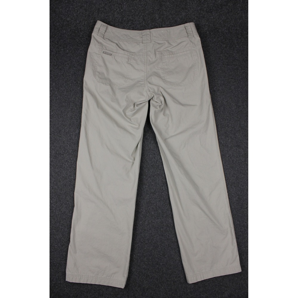 Columbia Khaki Chino Pants Womens Size 10 Tan Straight Leg Hiking Camping - Picture 3 of 10